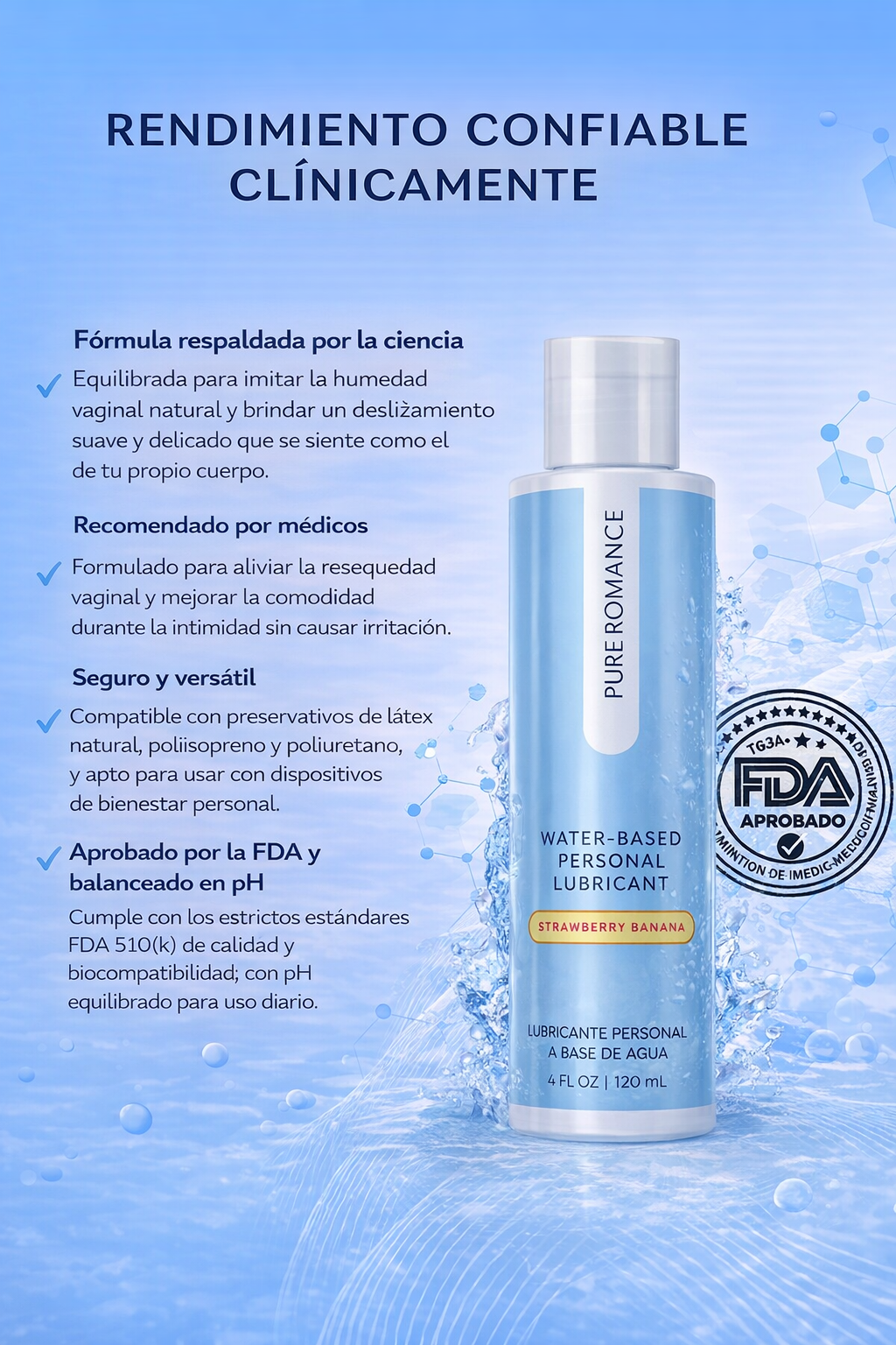 Water Based Lubricant Strawberry Banana